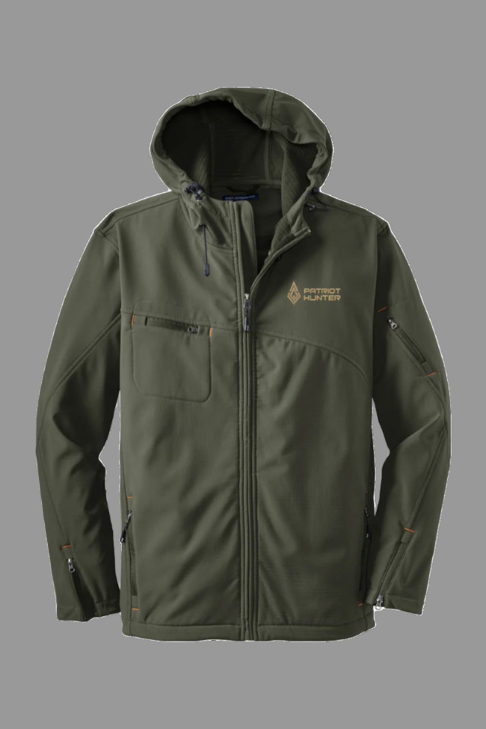 Textured Hooded Soft Shell Jacket